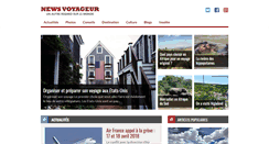 Desktop Screenshot of news-voyageur.com